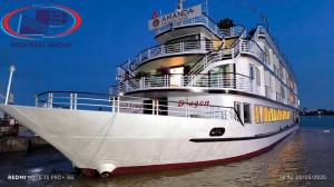 Hạ thủy thành công du thuyền Amanda Premier Cruise
